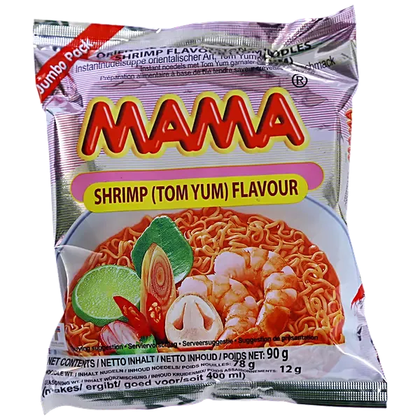 Mama Instant Noodles with Shrimp Flavor (Tom Yum) -60g